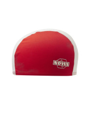 Шапочка для плавания NOVUS, полиэстер, красн/бел, NPC-41- фото4