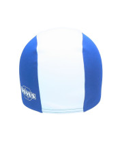 Шапочка для плавания NOVUS, полиэстер, син/бел, NPC-31- фото