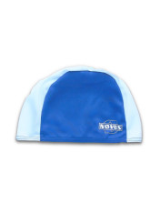 Шапочка для плавания NOVUS, полиэстер, син/бел, NPC-31- фото3