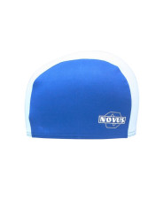 Шапочка для плавания NOVUS, полиэстер, син/бел, NPC-31- фото4