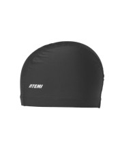 Шапочка для плавания Atemi Light lycra cap Deep black, лайкра, черный, FLL1BK- фото4