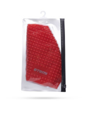 Шапочка для плавания Atemi, силикон (бабл), красная, BS40- фото5