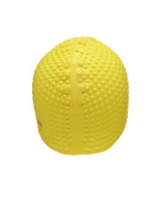 Шапочка для плавания Atemi, силикон (бабл), желтый, BS30- фото3