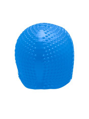 Шапочка для плавания Atemi, силикон (бабл), синяя, BS60- фото3