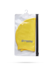 Шапочка для плавания Atemi, силикон,детская, желтая, SC307- фото5