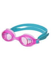 Очки для плавания Atemi KIDS High Pace, силикон , Цвет:Сиренево-бирюзовый, KHP01LPGR- фото