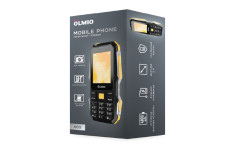 Мобильный телефон Olmio X03 (черный-оранжевый)- фото5