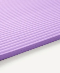 Коврик для йоги и фитнеса STARFIT FM-301, NBR, 183x61x1,0 см, фиолетовый пастель- фото4