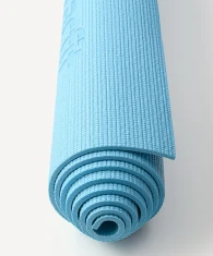 Коврик для йоги и фитнеса STARFIT FM-101, PVC, 183x61x0,6 см, синий пастель- фото4