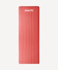 Коврик для йоги и фитнеса STARFIT FM-301, NBR, 183x61x1,5 см, коралловый- фото2