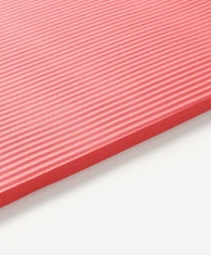 Коврик для йоги и фитнеса STARFIT FM-301, NBR, 183x61x1,5 см, коралловый- фото4