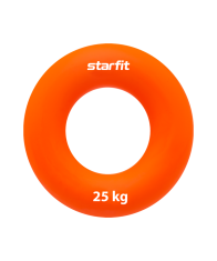 Эспандер кистевой STARFIT ES-404 кольцо, силикогель, d=8,8 см, 25 кг, оранжевый