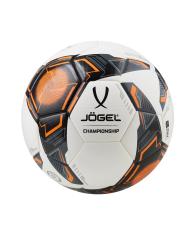 Мяч футбольный JOGEL Championship №5, белый- фото