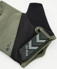 Перчатки для фитнеса STARFIT WG-204, черный/хаки- фото3