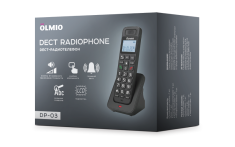 Радиотелефон DECT Olmio DP-03 (черный)- фото5